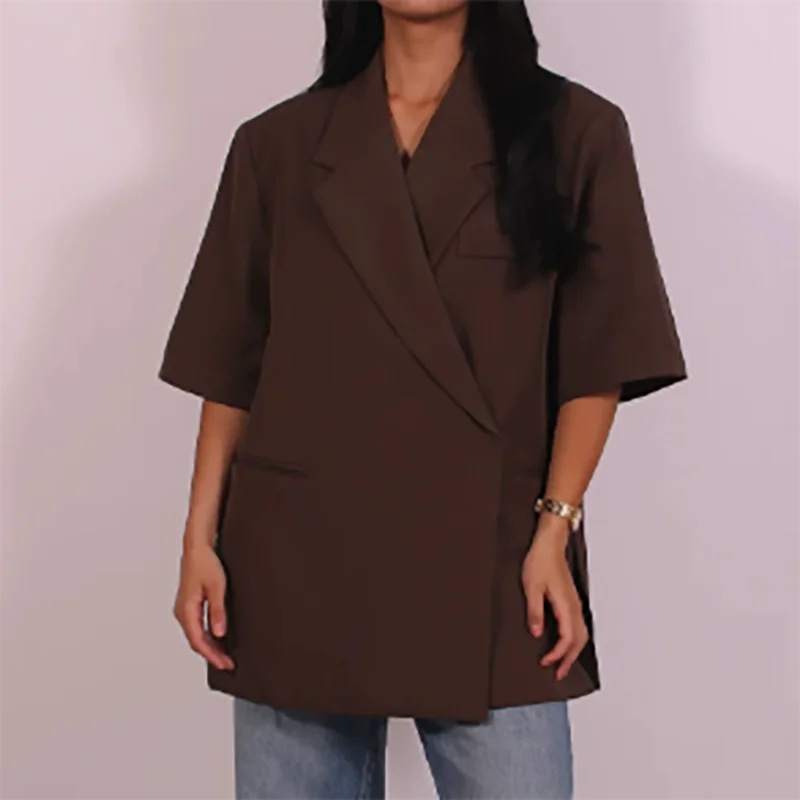 Ladies Loose Blazer Suit Solid - đánh giá và giá Women Formal Wear Trousers