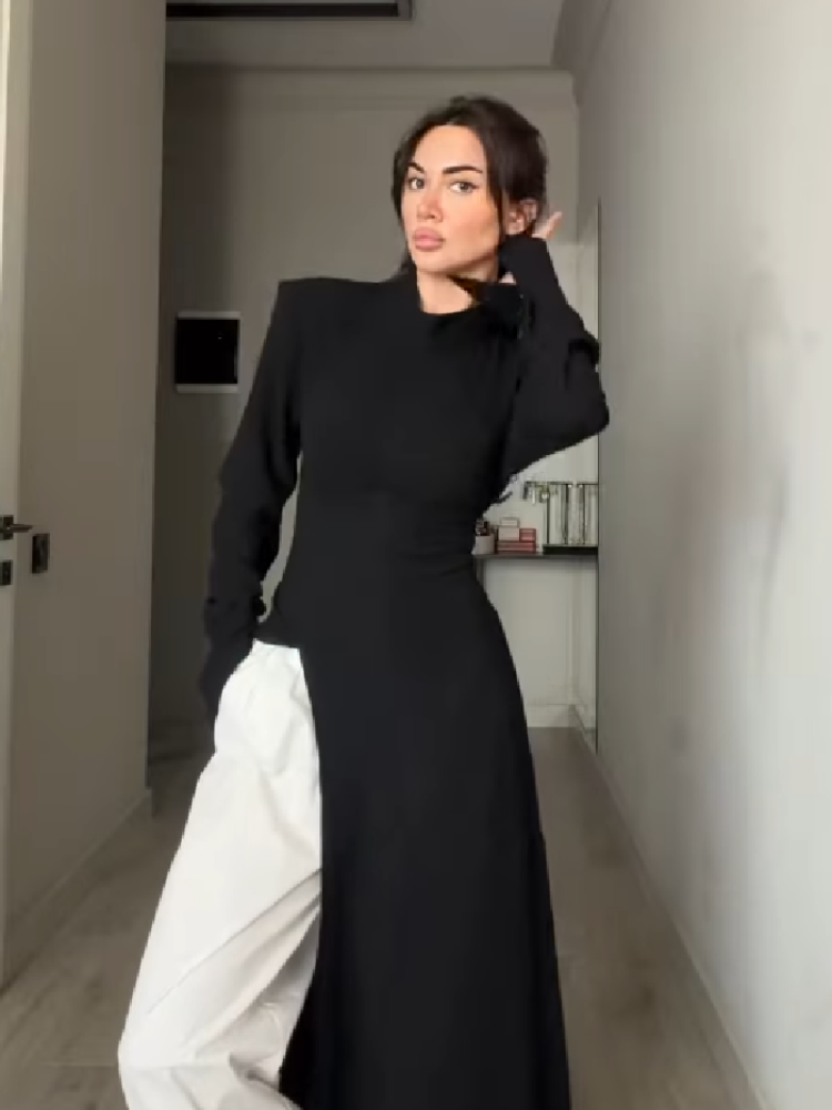 Women's Elegant High Neck Long - đánh giá và giá Women'S Formal Evening Wear Tops