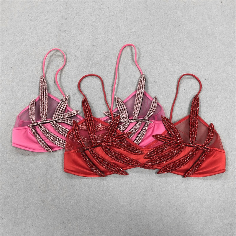 Luxury Crystals Women Top Bra  - đánh giá và giá Yellow Formal Wear Women