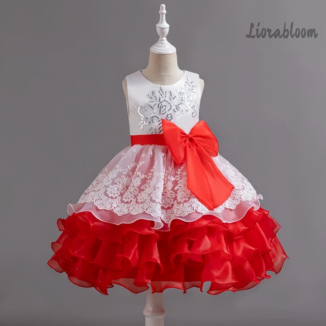 Girls' Dress With Large Bow Sl - đánh giá và giá Women'S Elegant Formal Wear