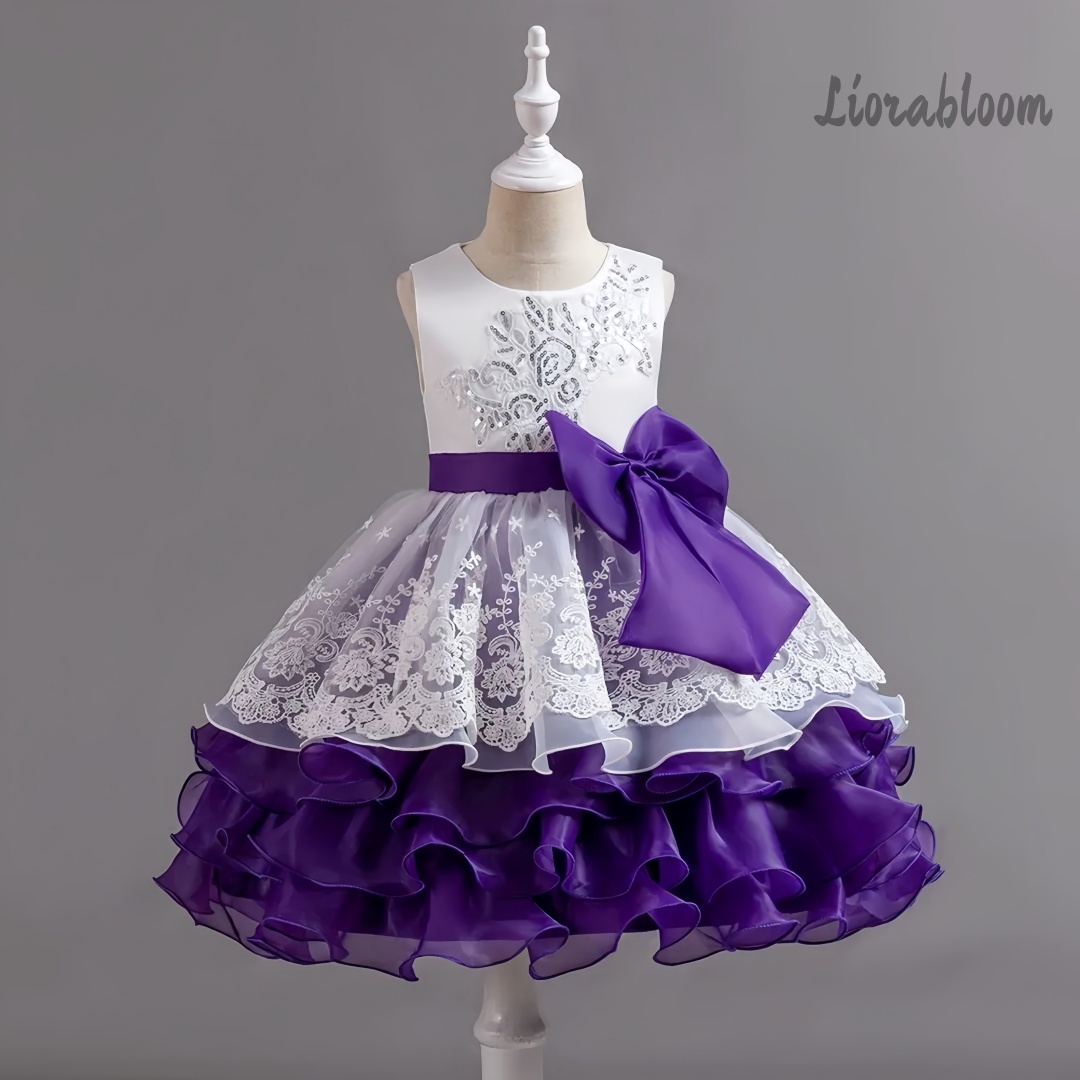 Girls' Dress With Large Bow Sl - đánh giá và giá Women'S Elegant Formal Wear