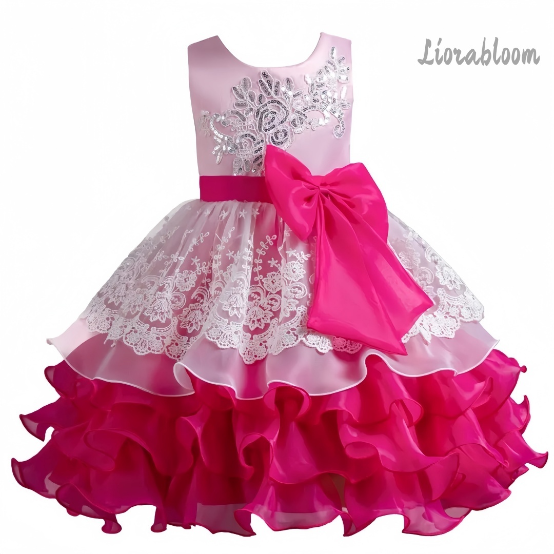 Girls' Dress With Large Bow Sl - đánh giá và giá Women'S Elegant Formal Wear