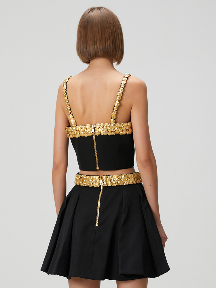 VC Black Two Piece Set Dress w - đánh giá và giá Women'S Formal Evening Wear Tops