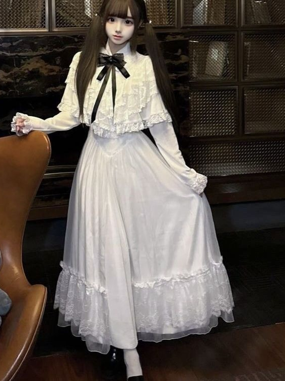 Japanese Short Sleeve Bow Lace - đánh giá và giá Women'S Elegant Formal Wear