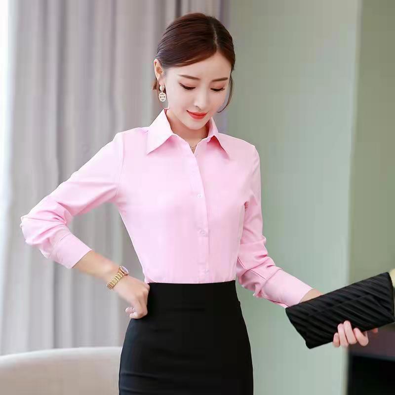 Korean Slim Black White Blouse - đánh giá và giá Women Formal Wear Shirts