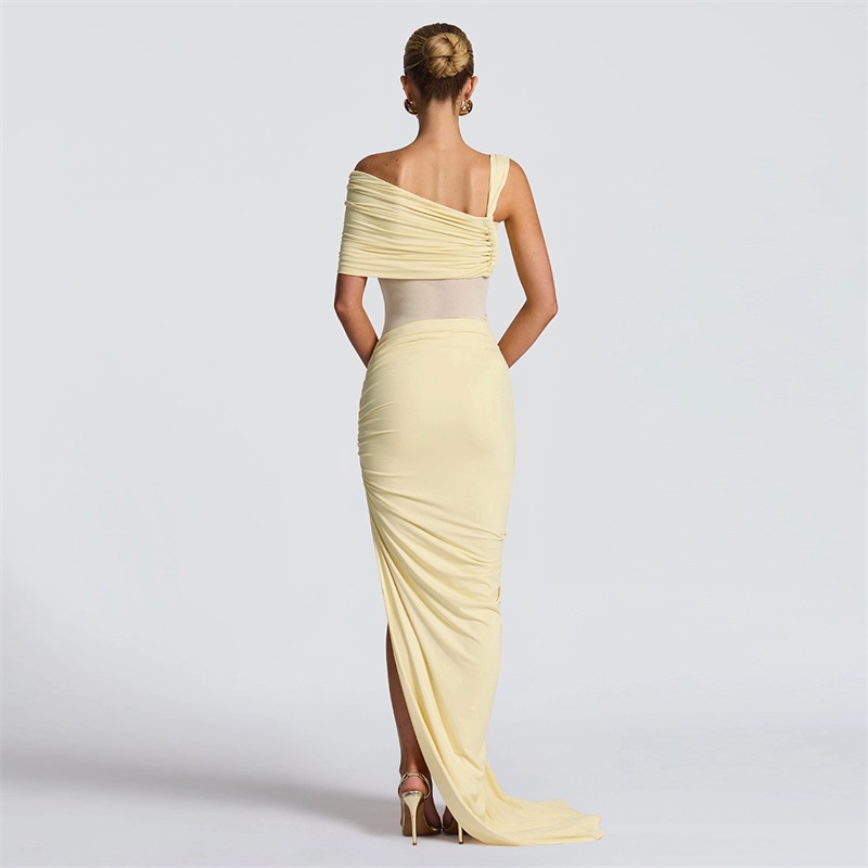 Yellow Women Prom Dress 2 Pcs  - đánh giá và giá Yellow Formal Wear Women