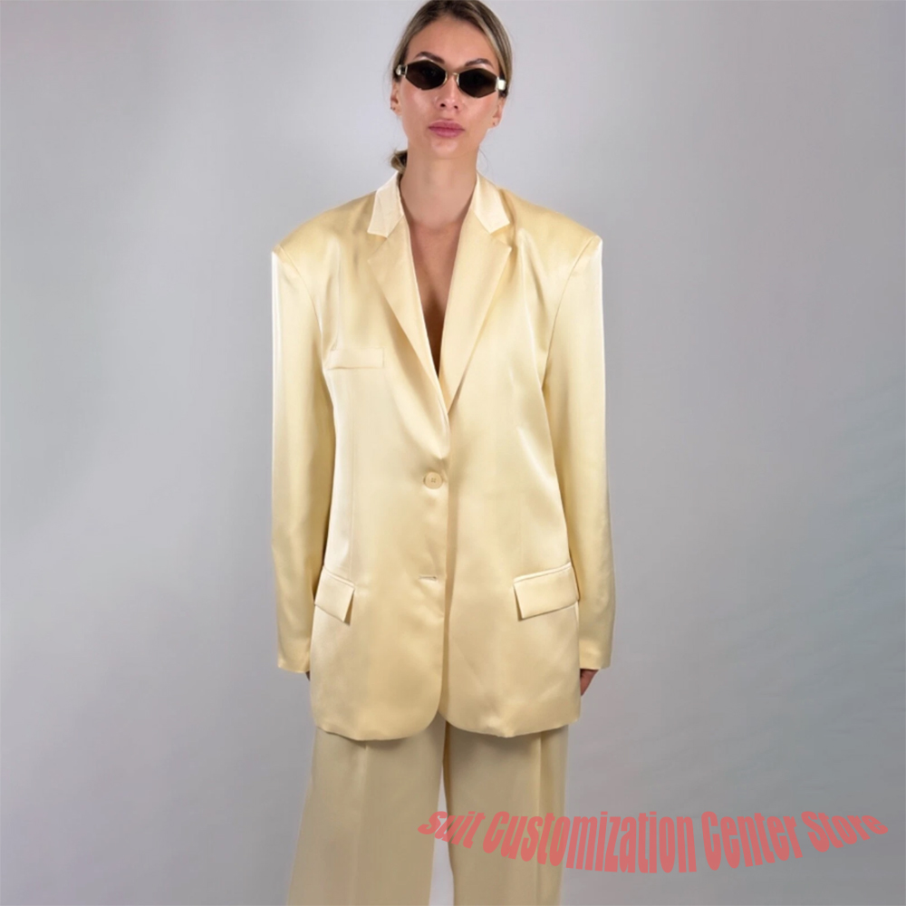 Casual Women's Yellow Satin Pa - đánh giá và giá Yellow Formal Wear Women
