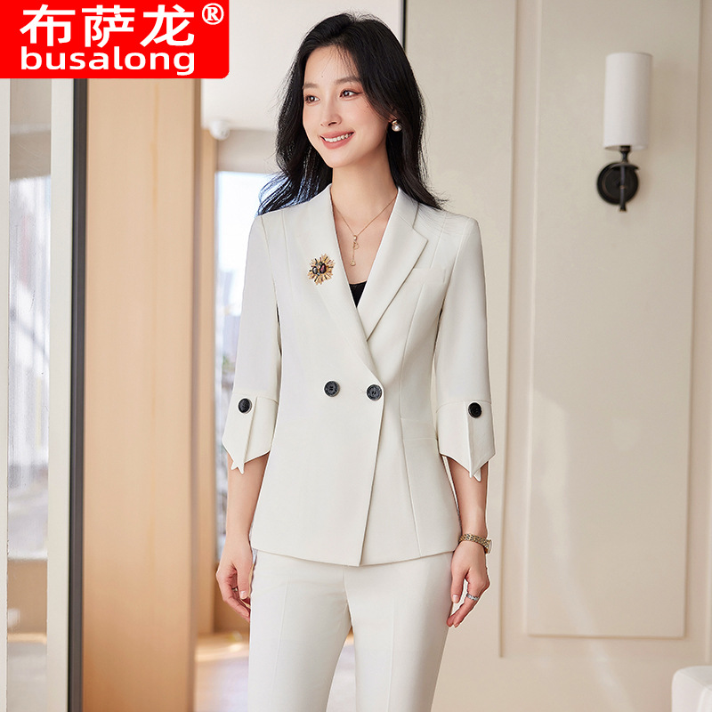 Spring Summer New Yellow Suit  - đánh giá và giá Yellow Formal Wear Women