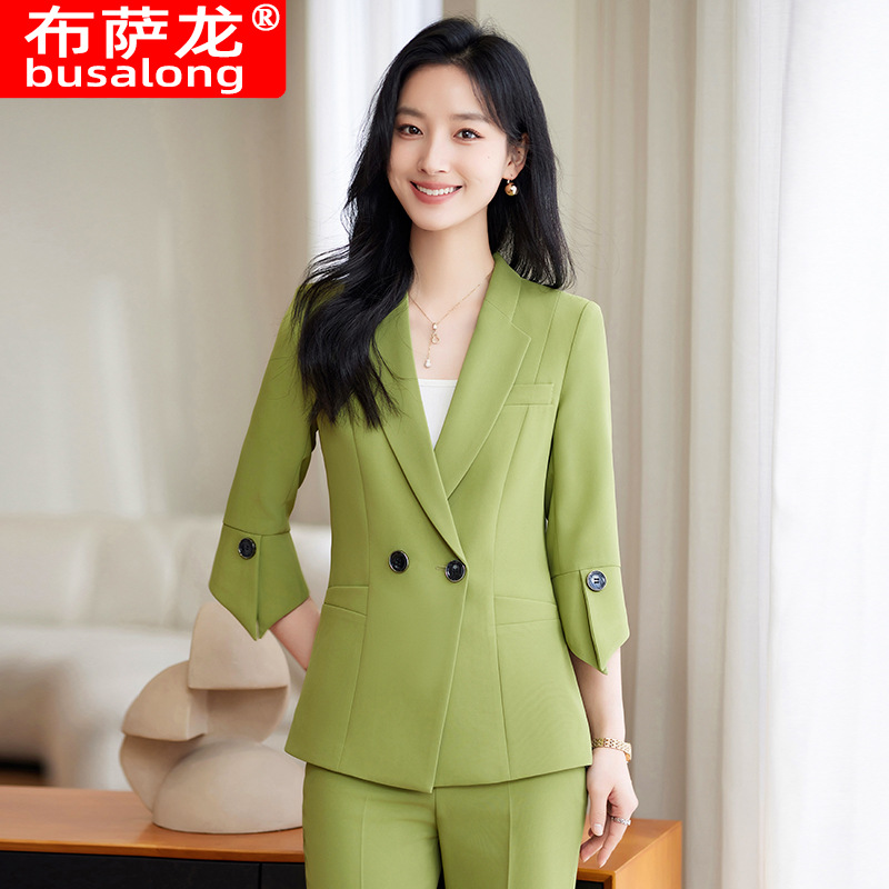 Spring Summer New Yellow Suit  - đánh giá và giá Yellow Formal Wear Women