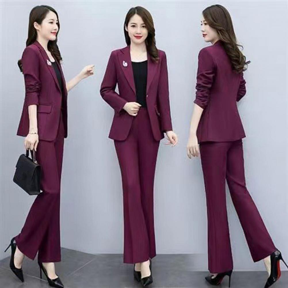 2 Pcs/Set Lady Formal Coat Pan - đánh giá và giá Women Formal Wear Trousers
