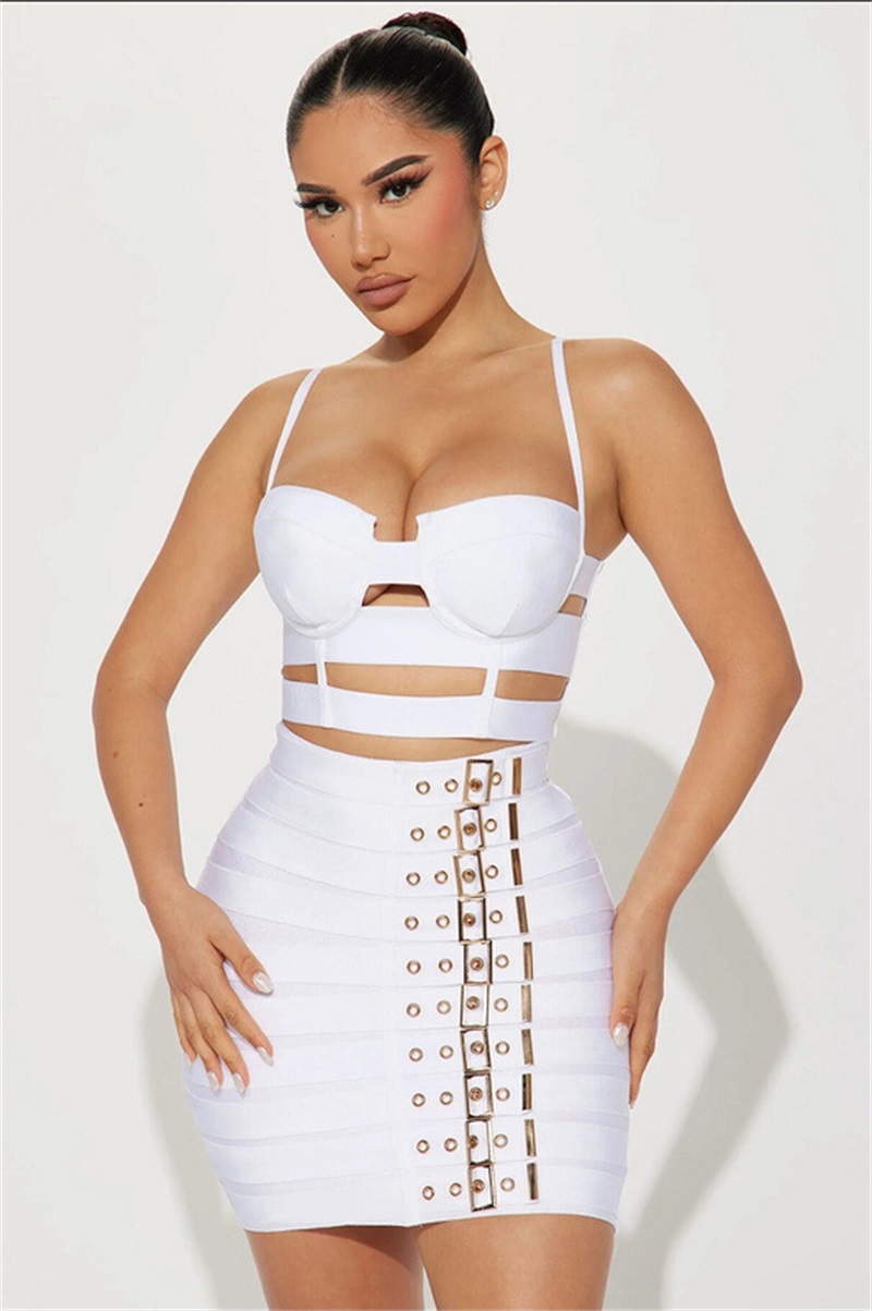 Black White Bandage Women Prom - đánh giá và giá Women'S Formal Evening Wear Tops