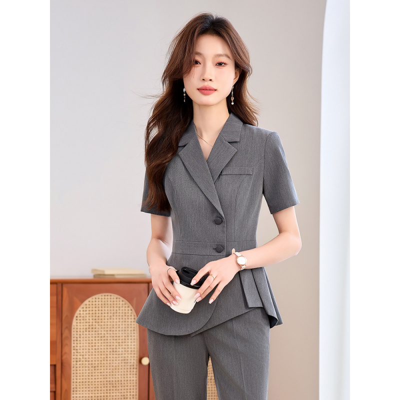 Navy blue women's thin profess - đánh giá và giá Women Formal Wear Shirts